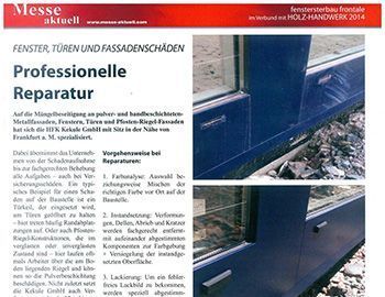 Aktueller Artikel Messe Aktuell Ausgabe 3/14